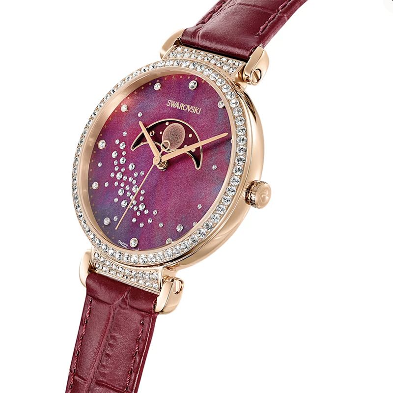 月の満ち欠けと一緒☆スワロフスキー Passage Moon Phase watch