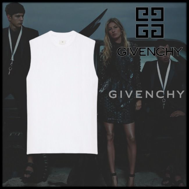 新作【GIVENCHY】Oversized sleeveless t-shirt in mesh (GIVENCHY/T