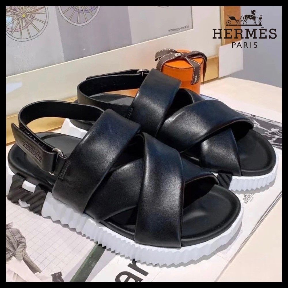 おしゃれデザイン☆】HERMES サンダル エレクトリック (HERMES ...