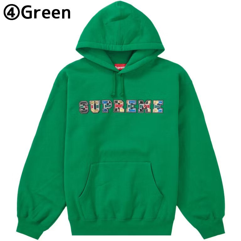 Supreme☆23FW WEEK 4 カレッジロゴ スウェットパーカー (Supreme