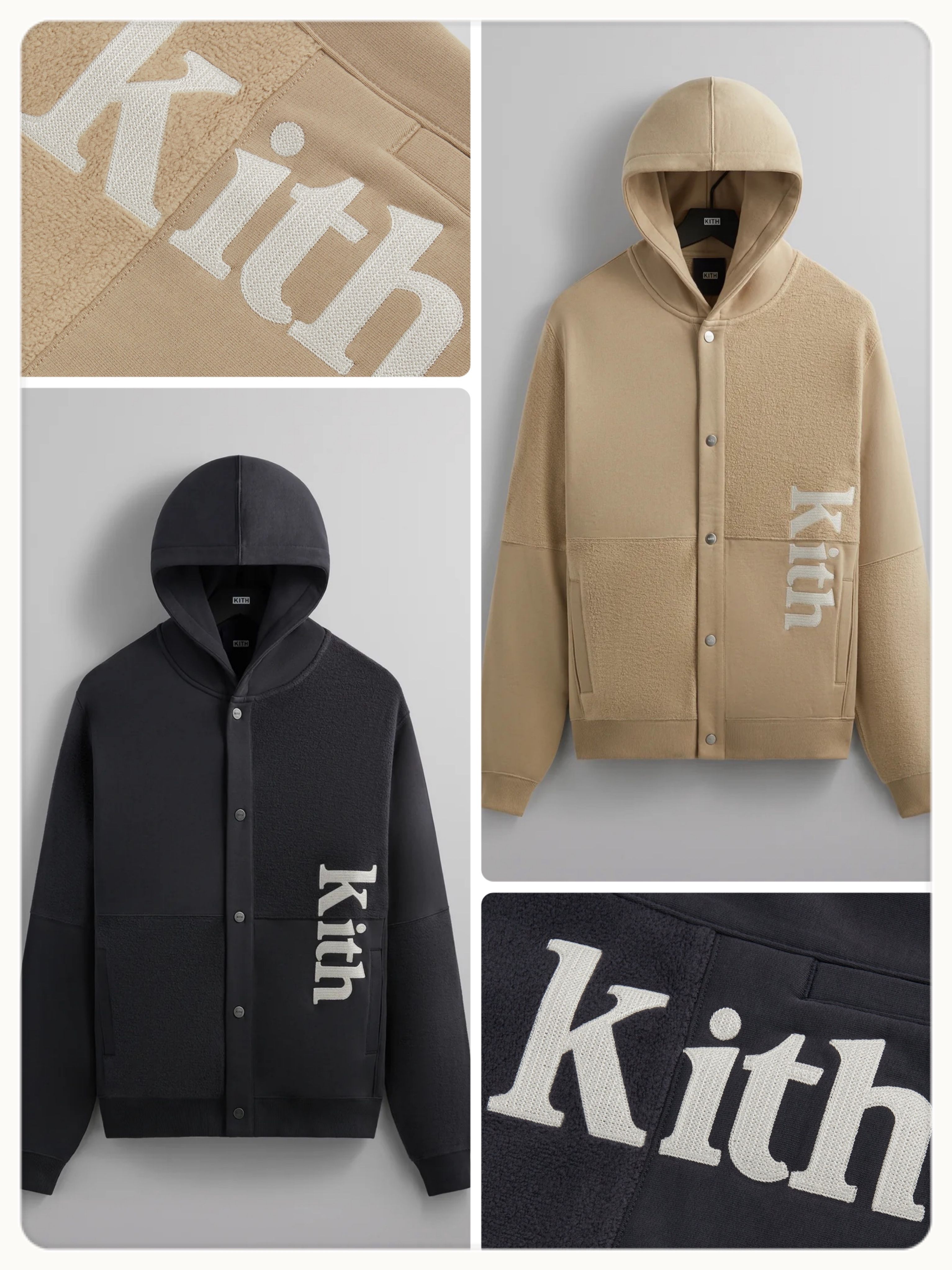 NEW/日本未入荷) Kith Reverse Panelled Williams VI Hoodie (KITH NYC