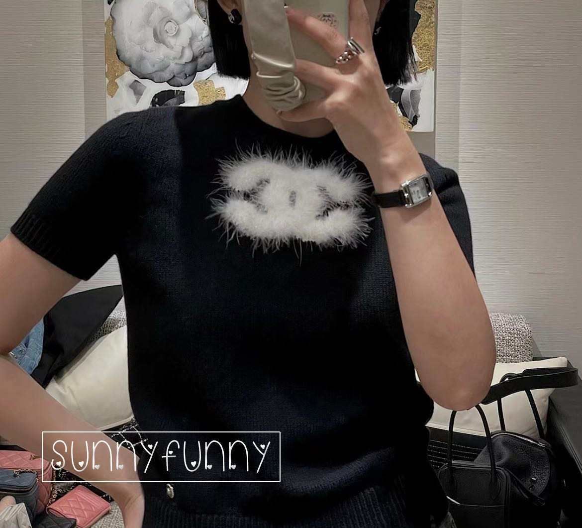 シャネル(CHANEL)シャネル 半袖ニットセーター セーター 衣料品