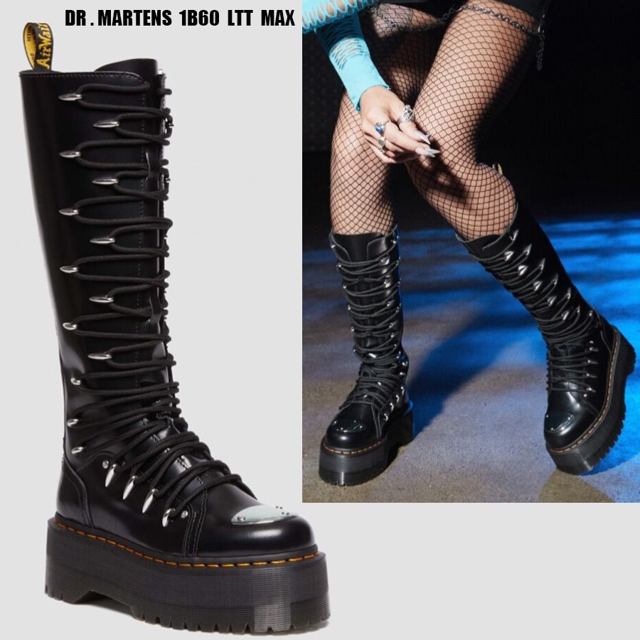 Dr.Martens】ドクターマーチン 厚底ロングブーツ1B60 24