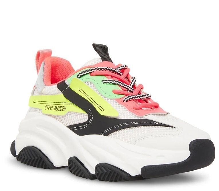 Steve Madden 人気 Possession 厚底スニーカー カラバリ 3色 Steve Madden】厚底マルチカラースニーカーPOSSESSION (Steve