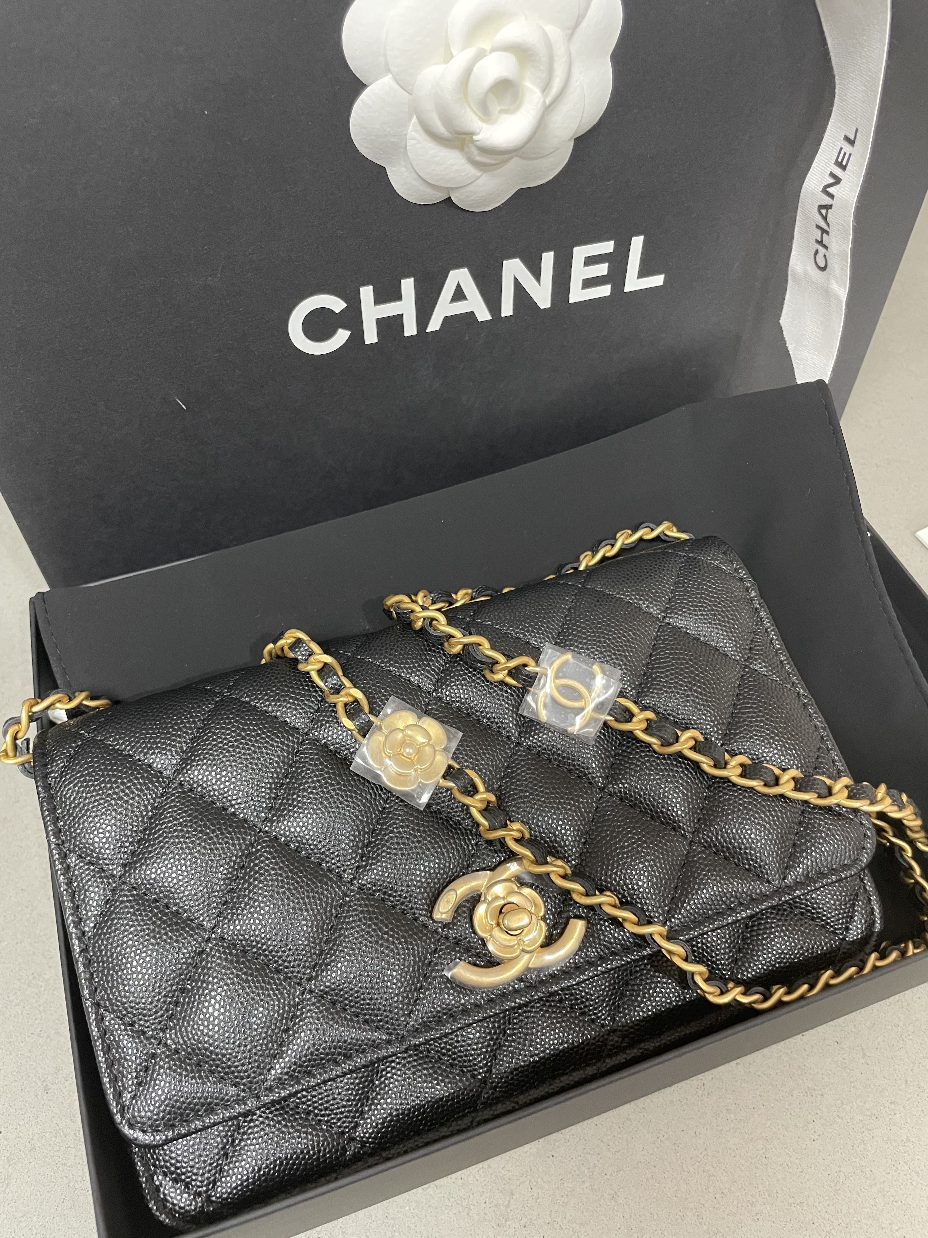24A 新作【CHANEL】中身も可愛い★ 限定ロゴ チェーンウォレット 24A 新作【CHANEL】中身も可愛い☆ 限定ロゴ チェーンウォレット