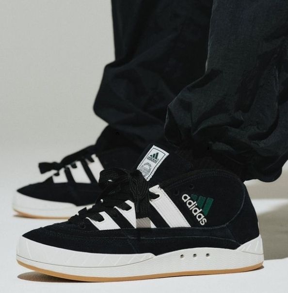 27cm アディダス ADIMATIC MID atmos CORE BLACK - スニーカー