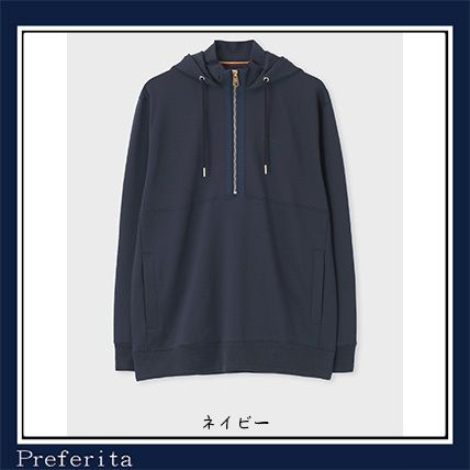 Paul Smith】ハーフジップパーカ Paul Smithロゴ (Paul Smith/アウター