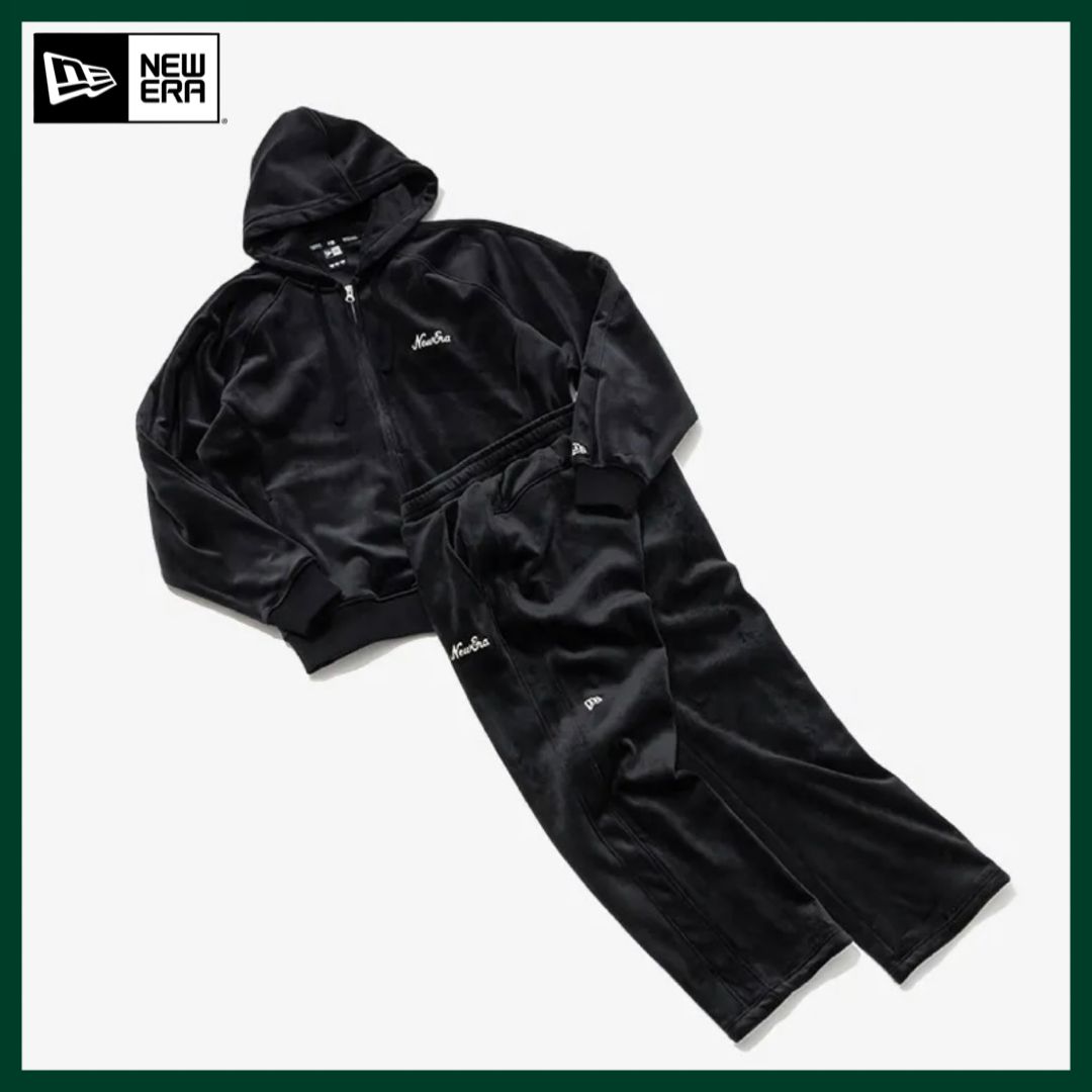 ☆Newera☆ シーズナル ベロア セットアップ ブラック (New Era
