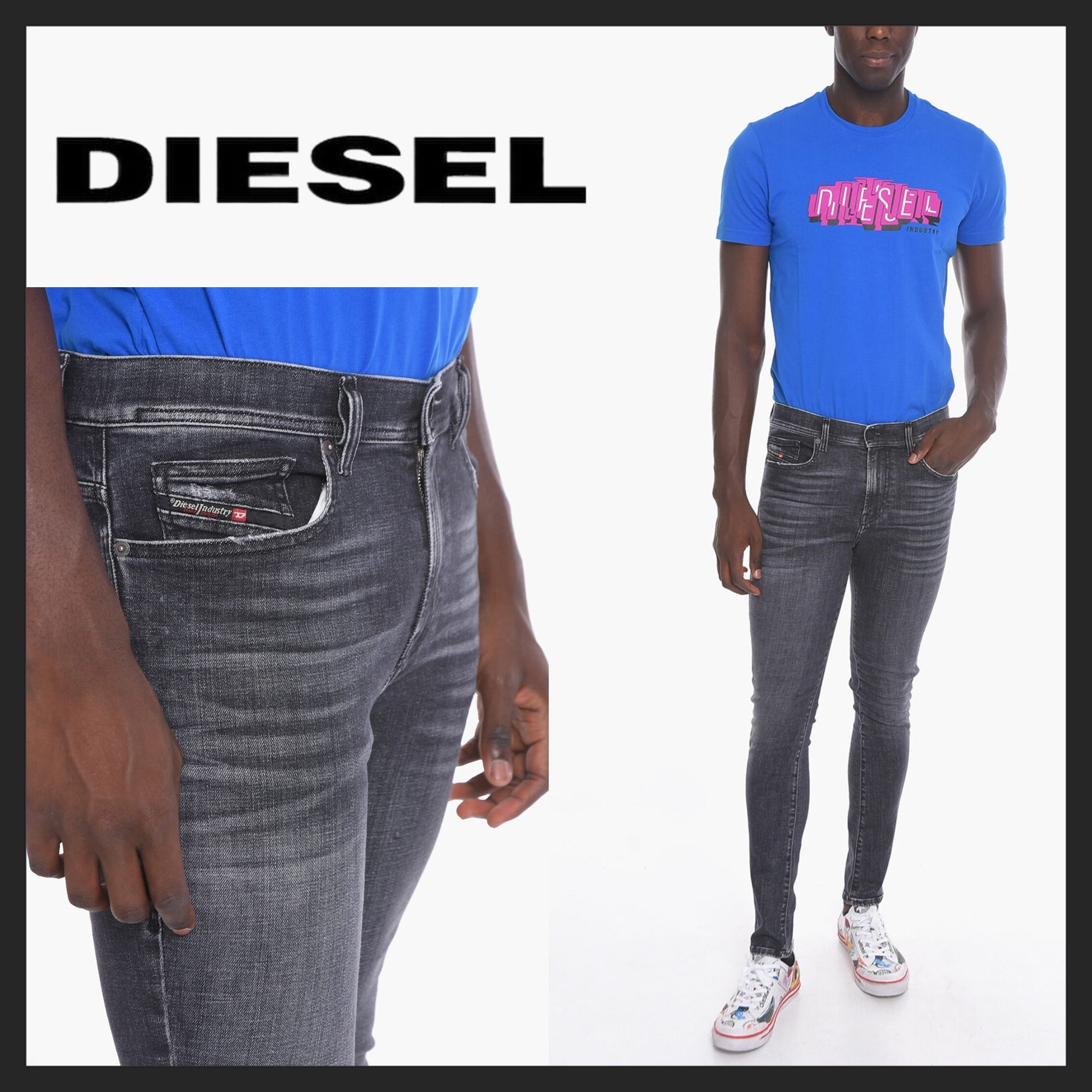 DIESEL◇ハイウエスト D-AMNY スキニージーンズ 関税/送料込 (DIESEL