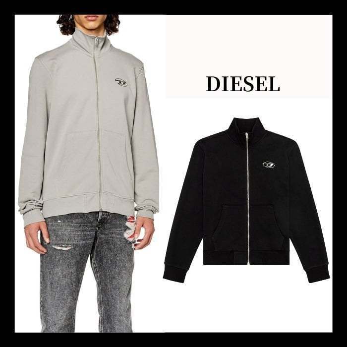 DIESEL】S-Ginni-Zip-Od ロゴ スウェットジップアップ (DIESEL