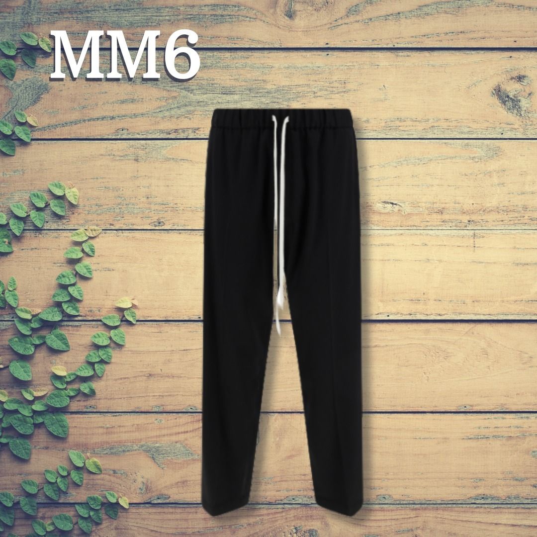 MM6】フリースウール スウェット ジョガーパンツ (MM6 Maison Margiela