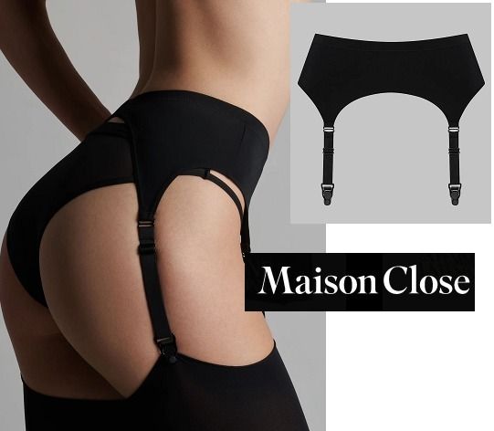 【Maison Close】新作ガーターバンド★Corps a Corps Maison Close l Garter belt - Corps à Corps - Black/Gold