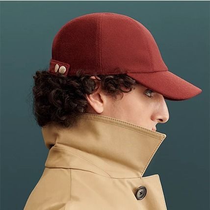 HERMES エルメス Miles Gomme カシミアキャップ (HERMES/キャップ