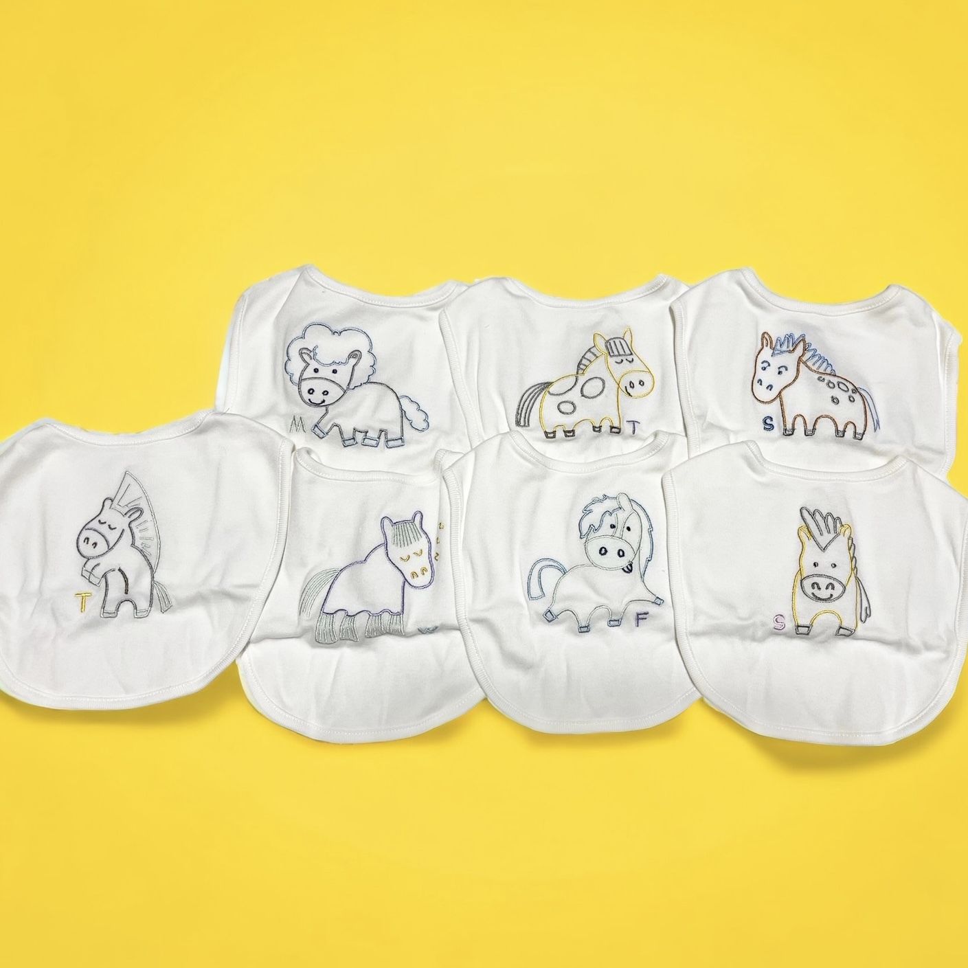 STELLA MCCARTNEY】キッズ ホース刺繍 ジャージー ビブセット