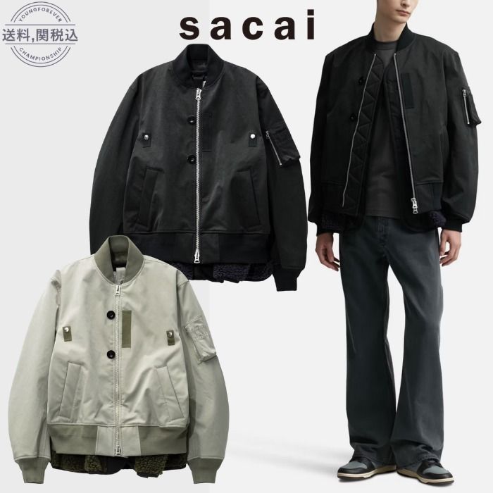 sacai スエードジャケット　2NDタイプ