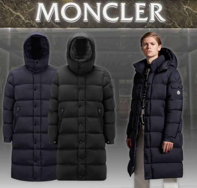 完売必至】MONCLER Hanoverian ロング ダウン ジャケット (MONCLER