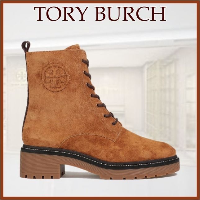 大人気☆TORY BURCH☆スエード コンバットブーツ-