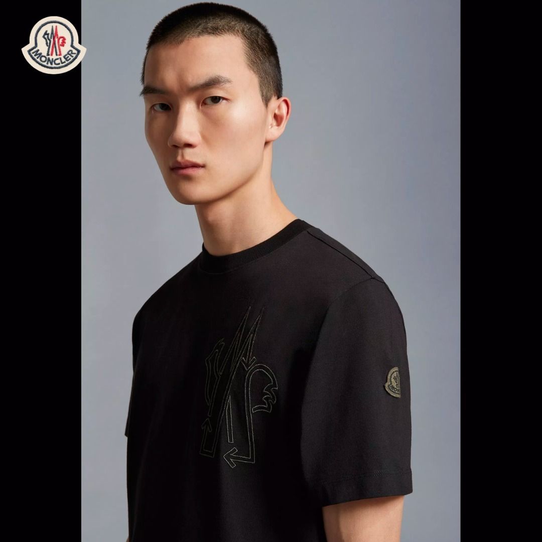 楽天市場】モンクレール Tシャツ カットソー ブラック メンズ