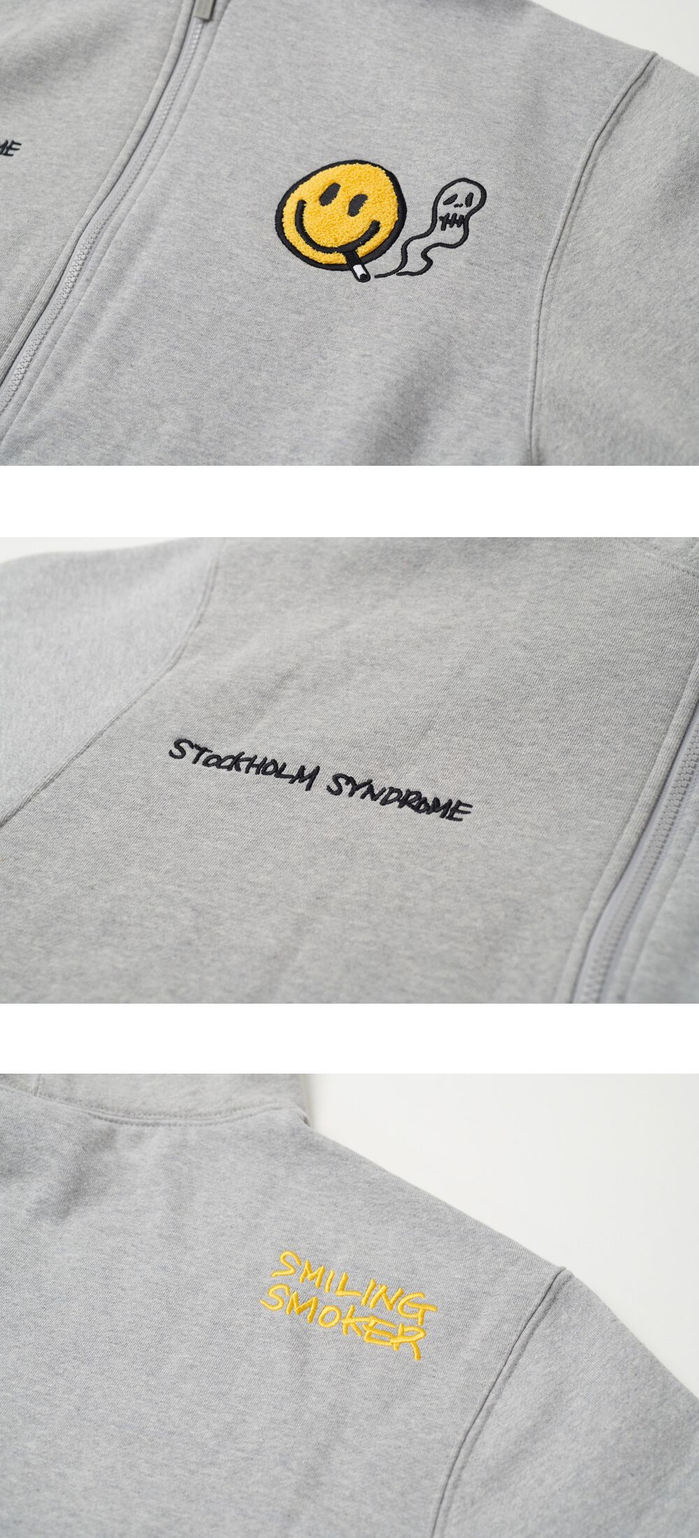 パーカー・フーディ STOCKHOLM SYNDROME I AM SMILING SMOKER HOODIE NA1108 STOCKHOLM SYNDROME I AM SMILING SMOKER HOODIE NA1108