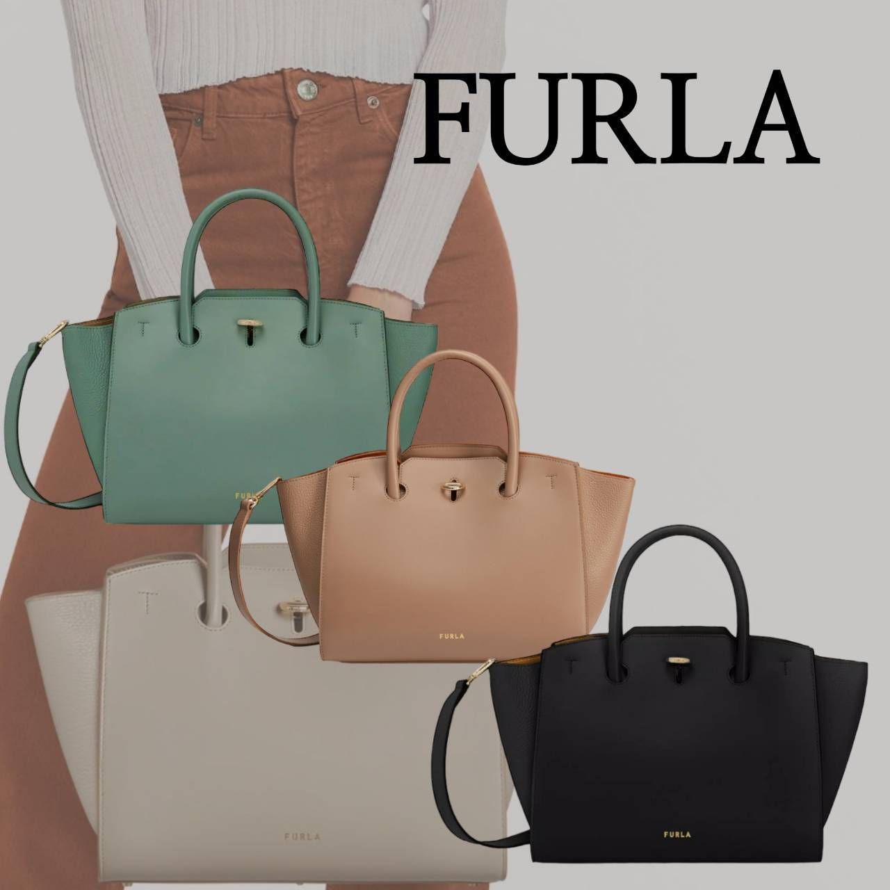 □FURLA□フルラ GENESI トートバッグ M (FURLA/トートバッグ