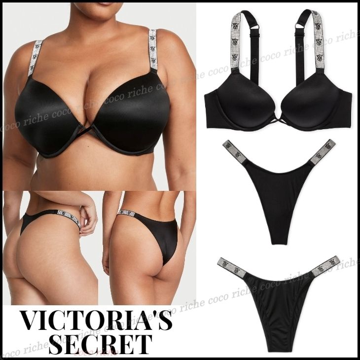 Victoria's Secret Swim Shine Strap Push up +2 cups Top