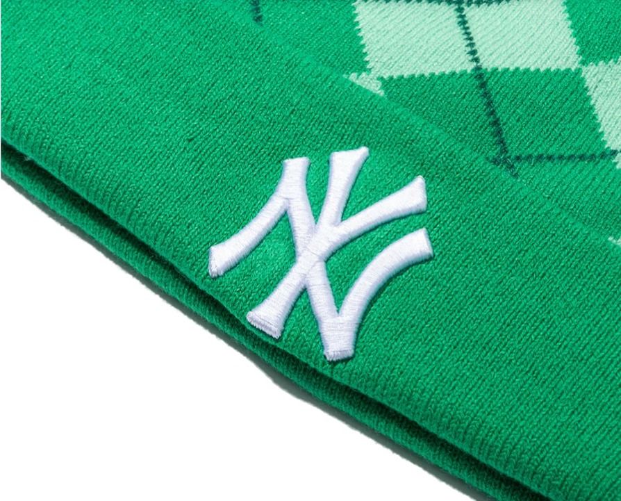 レア★New Era★NY ヤンキース★ビーニー★アーガイル チェック レア☆New Era☆NY ヤンキース☆ビーニー☆アーガイル チェック