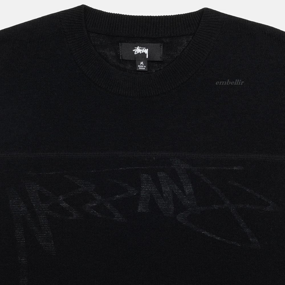 国内発送 送料関税込 完売品 STUSSY FOOTBALL SWEATER セーター