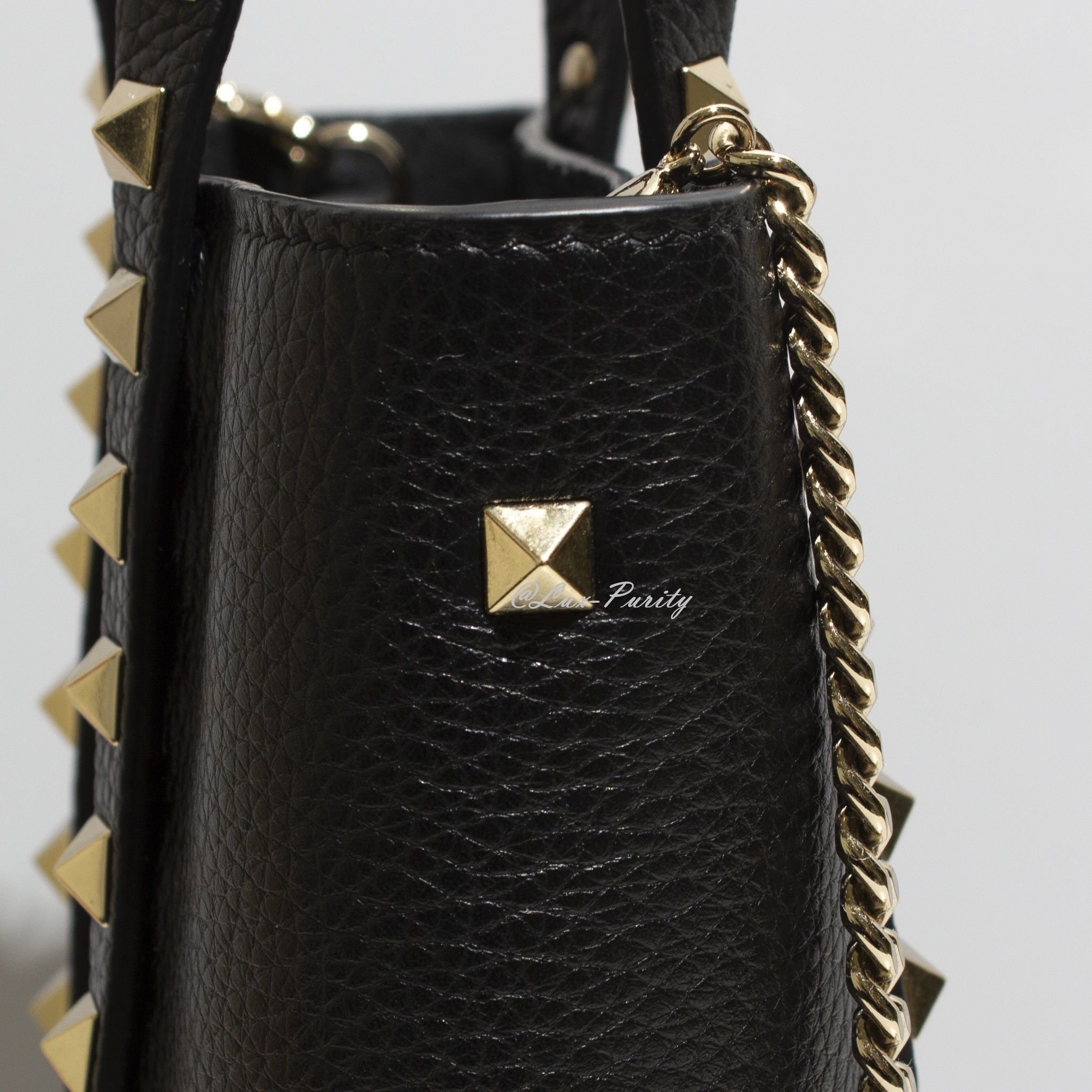 VALENTINO ロックスタッズ チェーン トート ショルダー