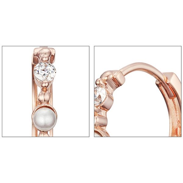 【HAESOOL】キュービックパールフープ Earring★ピアス★3色 HAESOOL】キュービックパールフープ Earring☆ピアス☆3色
