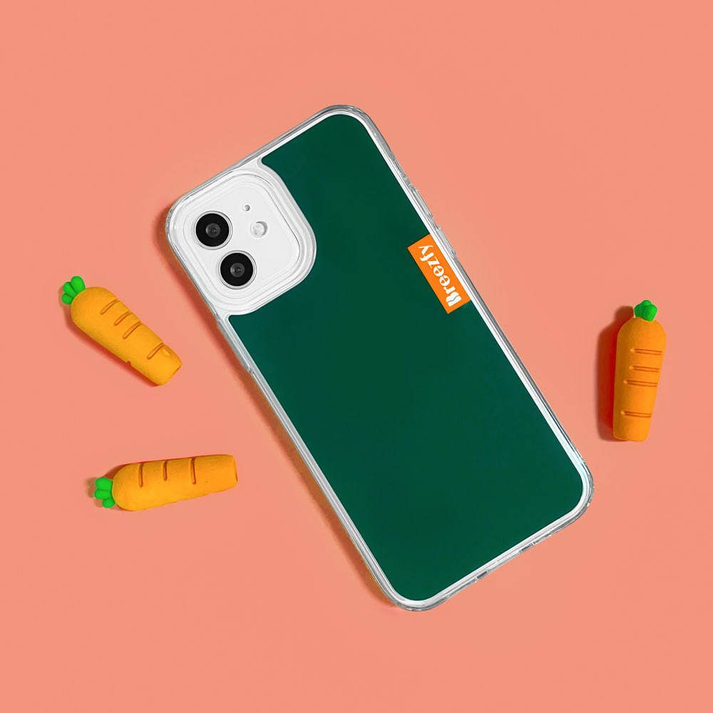 Breezfy】DEEP GREEN iPhone 15 Galaxy 23 ケース (iPhone