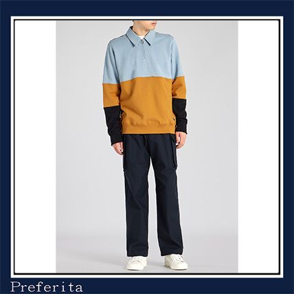 【Paul Smith】長袖カットソー ハーフジップ ゼブラワッペン Paul Smith】長袖カットソー ハーフジップ ゼブラワッペン (Paul