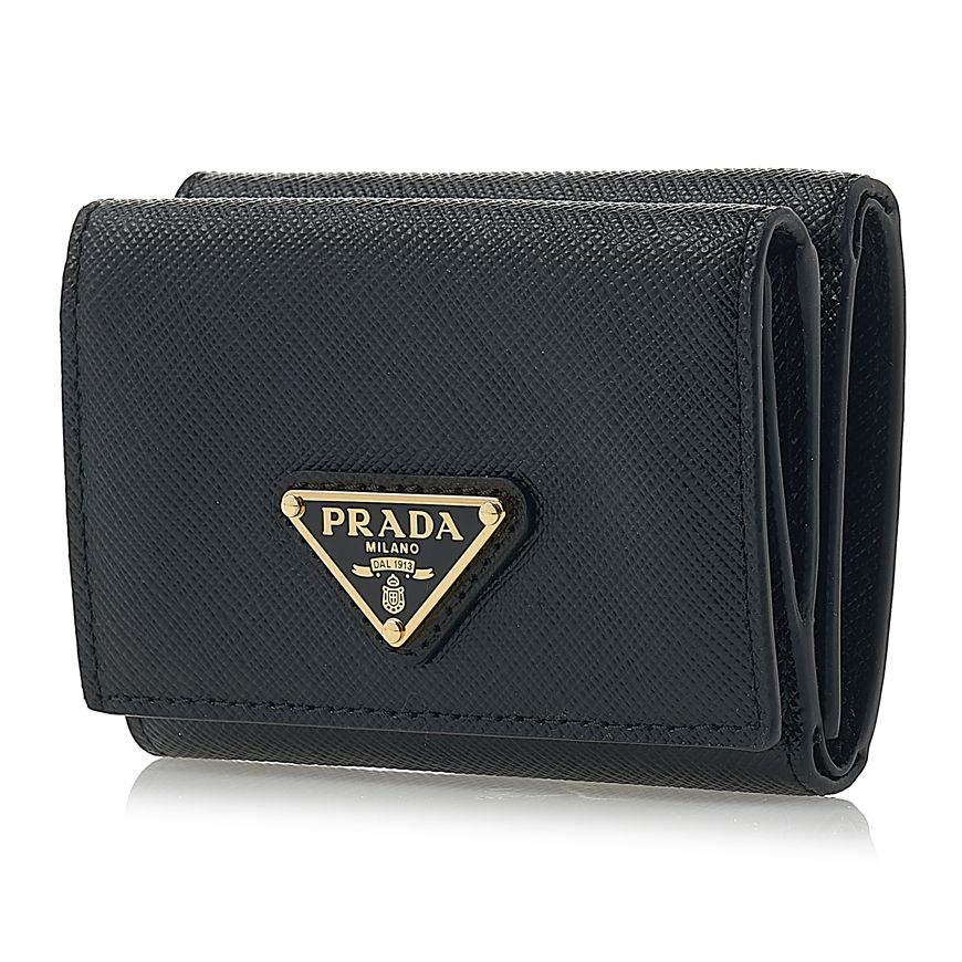 折りたたみ財布 PRADA WALLET (2MO513QHH F0002) PRADA 折りたたみミニ財布 (PRADA/折りたたみ財布