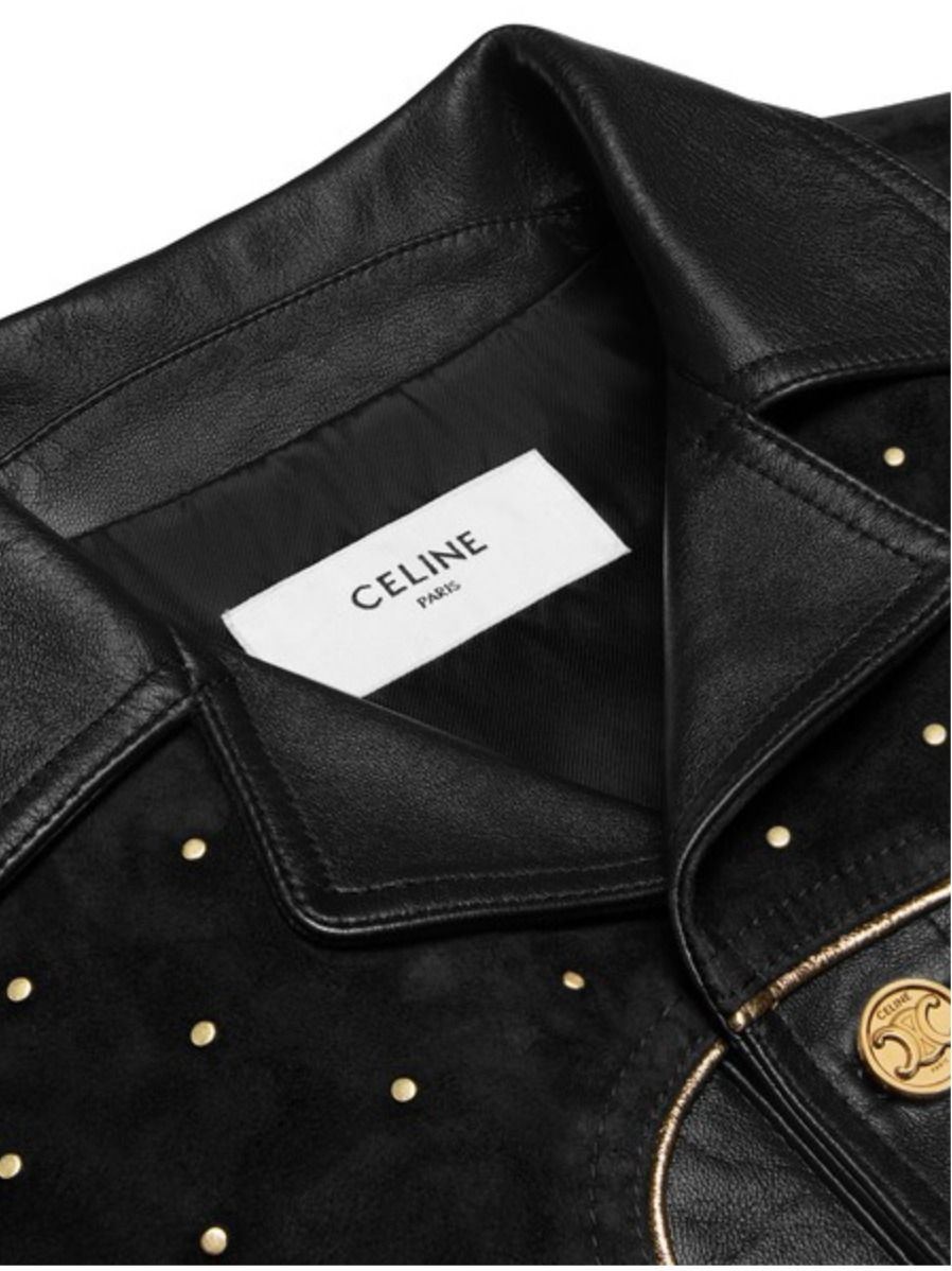 定73700円 CELINE ロゴウエスタン レザーベルト 90 箱・袋付
