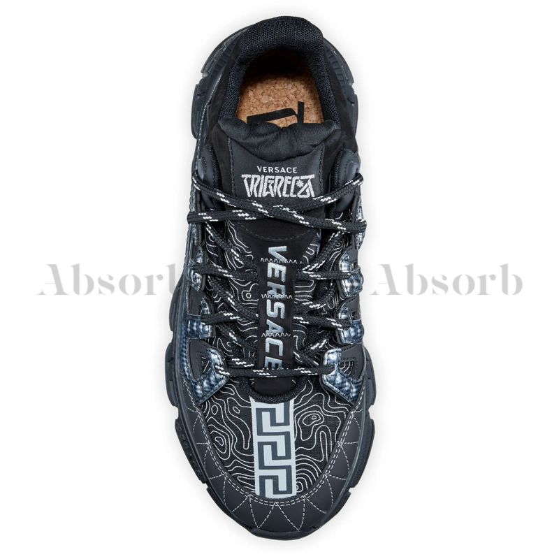 【23AW NEW】VERSACE_men / Trigreca Fashion スニーカー Trigreca Sneakers Black | VERSACE US