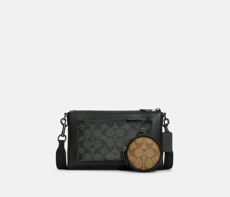 COACH コーチ バッグ メンズ ショルダーバッグ シグネチャー