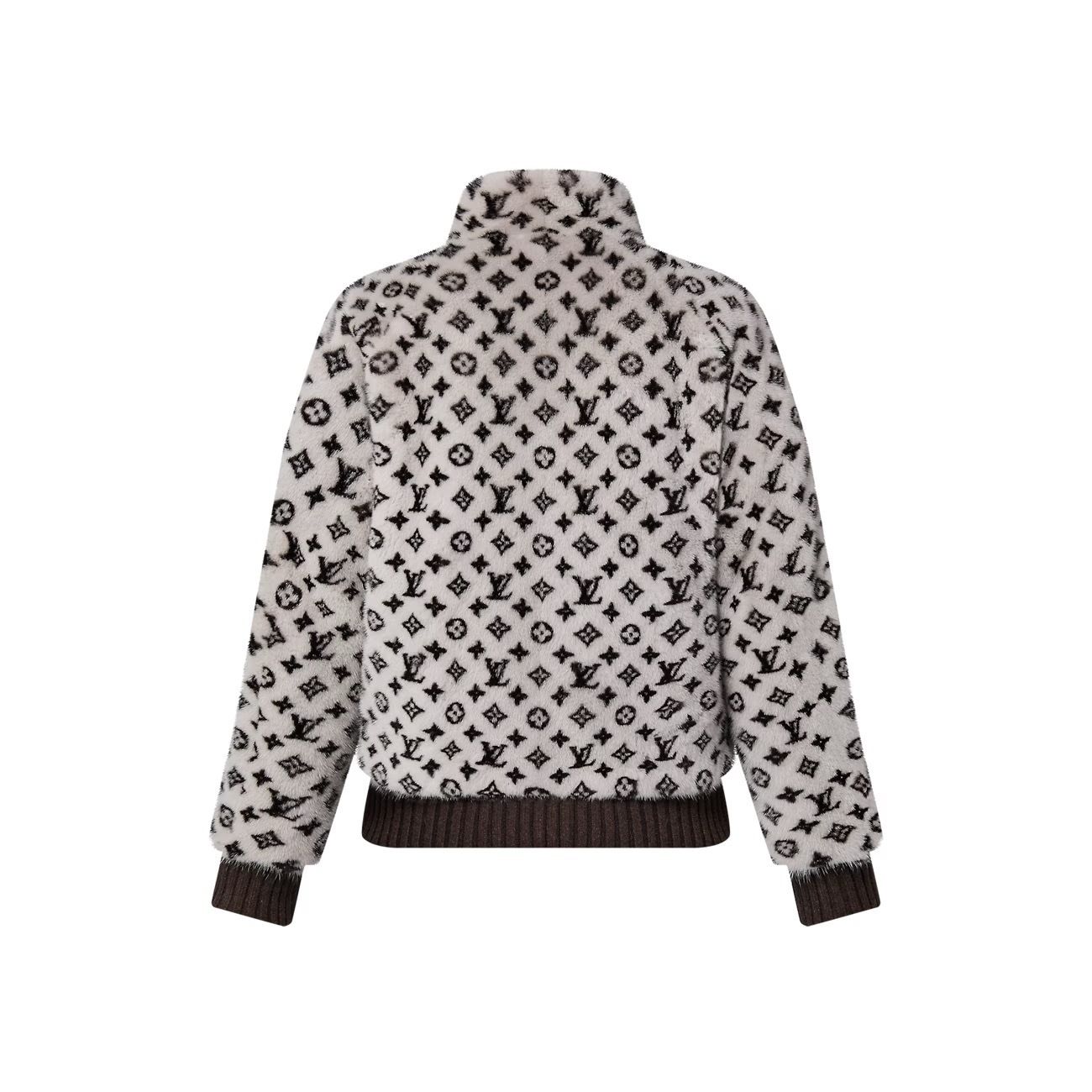 Louis Vuitton お洒落な【バードアイボンバージャケット】グレー org.jpg
