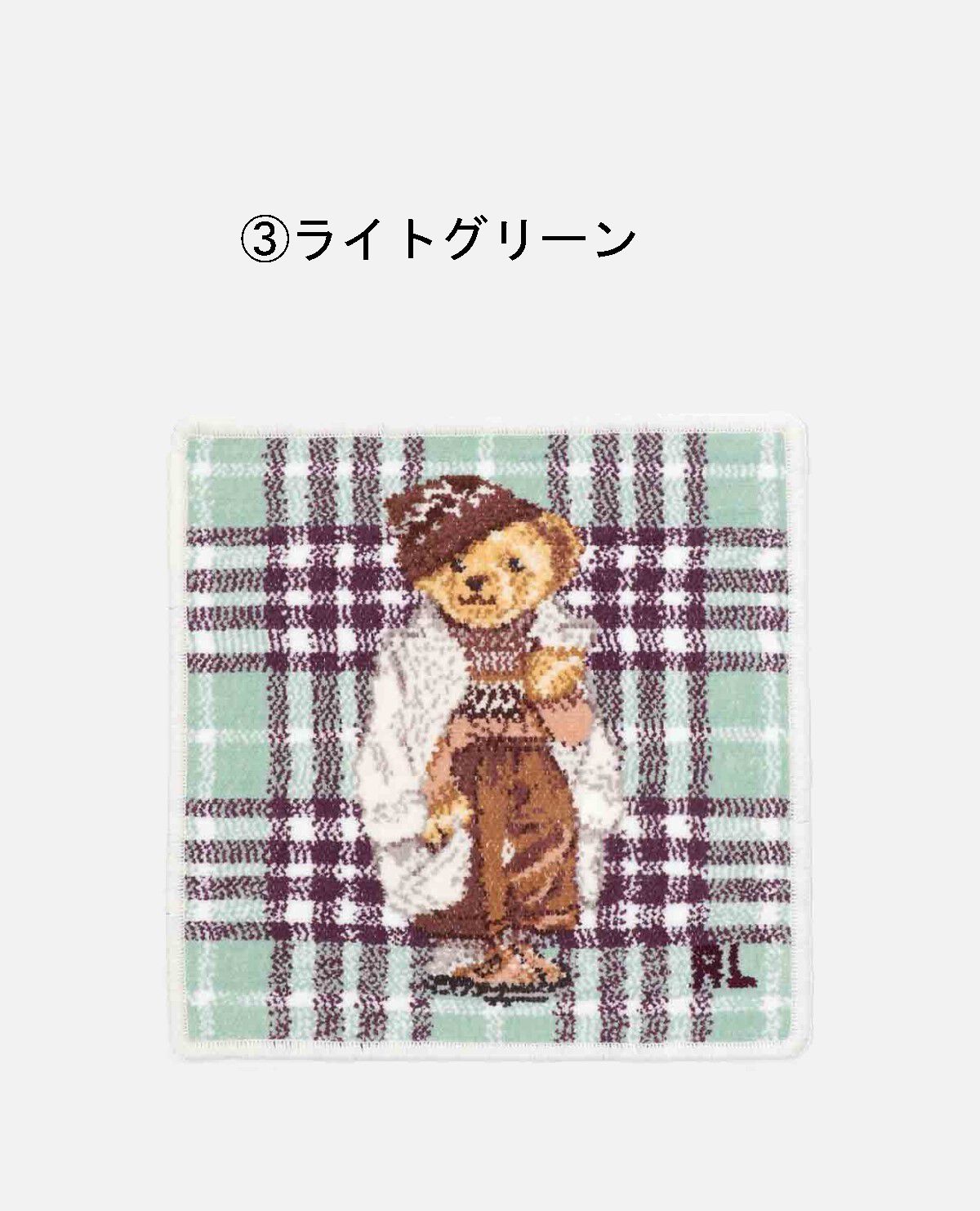 ポロ シェニール織 ハンカチ ベア ポロベア｜ポロ ラルフ