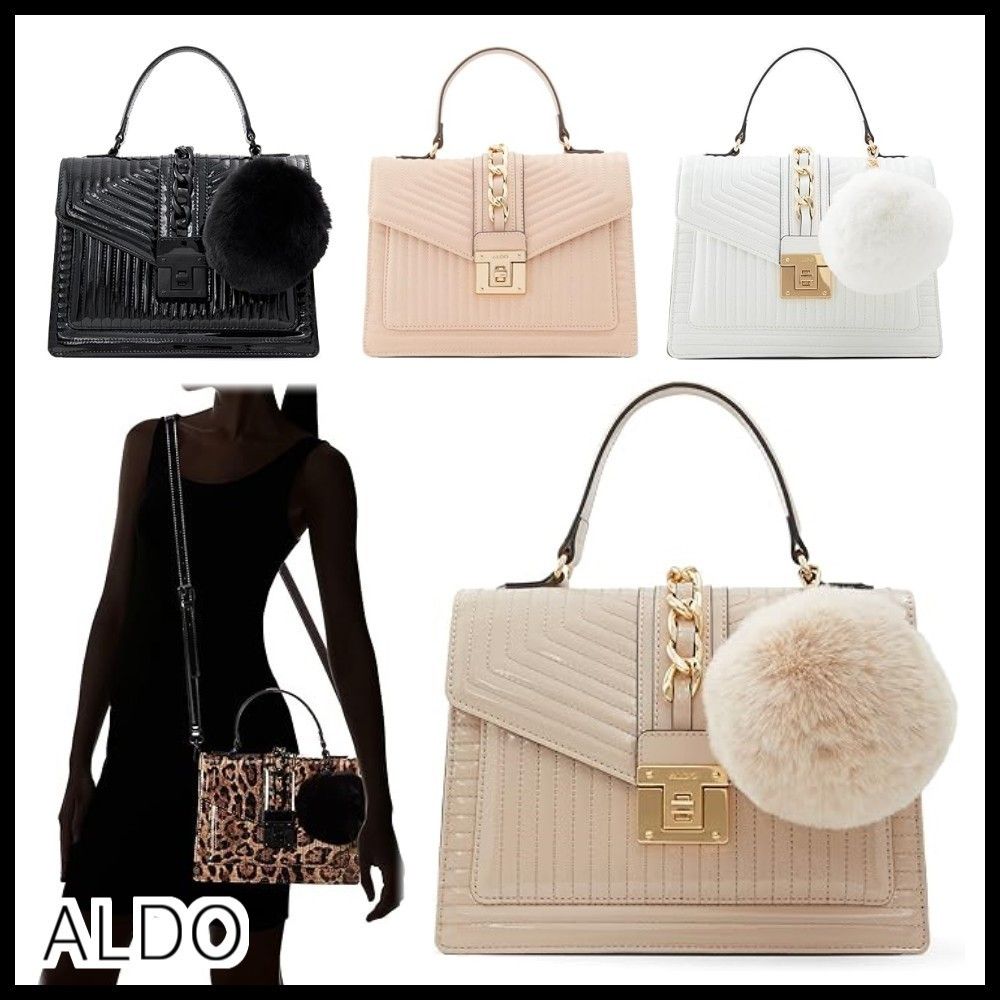 取り外せるアクセサリー付【ALDO】2way ハンドルバッグ Adorieex 取り外せるアクセサリー付【ALDO】2way ハンドルバッグ Adorieex