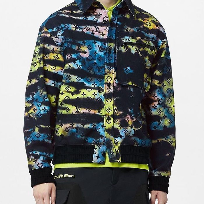 Louis Vuitton モノグラムタイダイアップサイクルデニムブルゾン