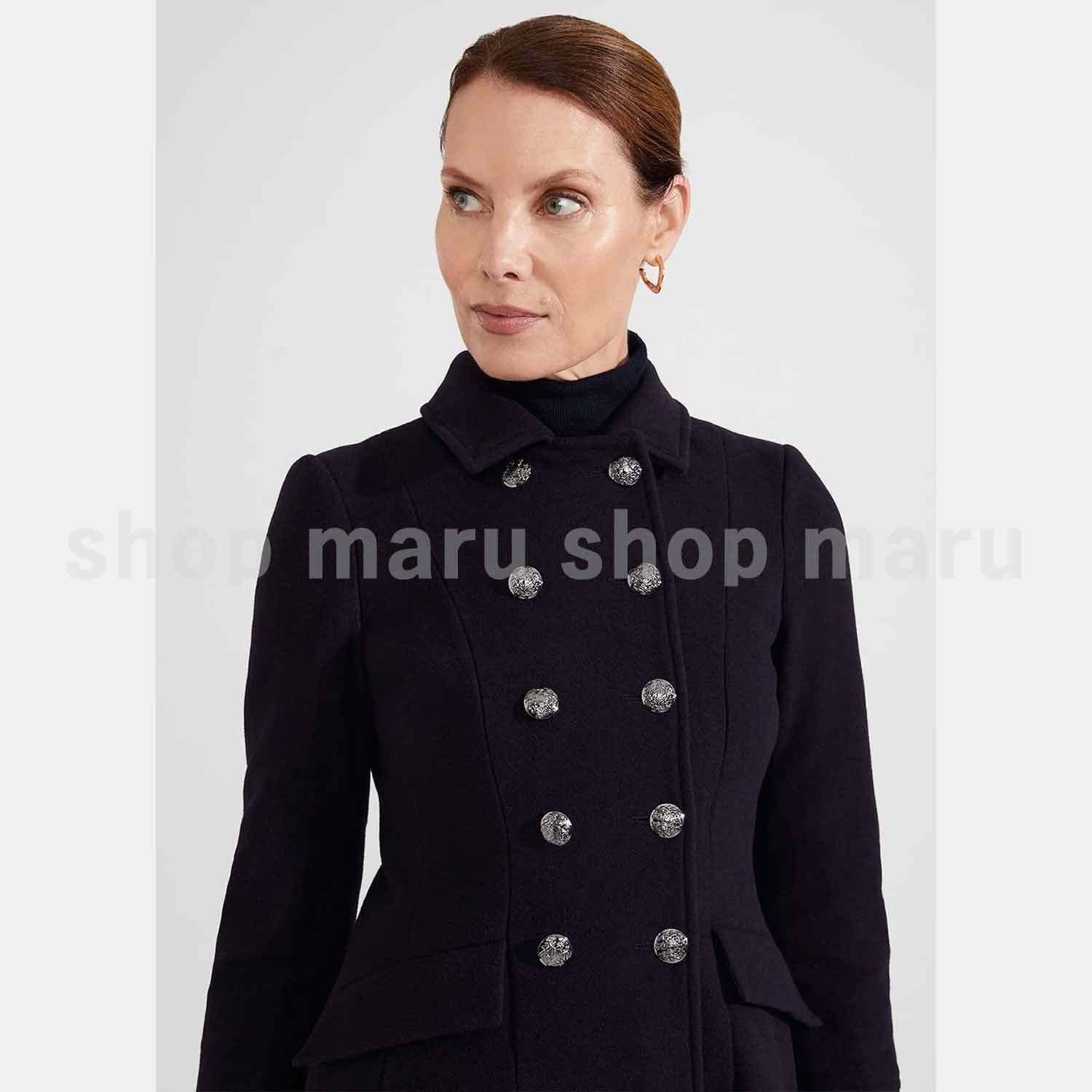 【HOBBS LONDON】クラリスコート Hobbs London◇クラリスコート◇ブラック (Hobbs London/コート