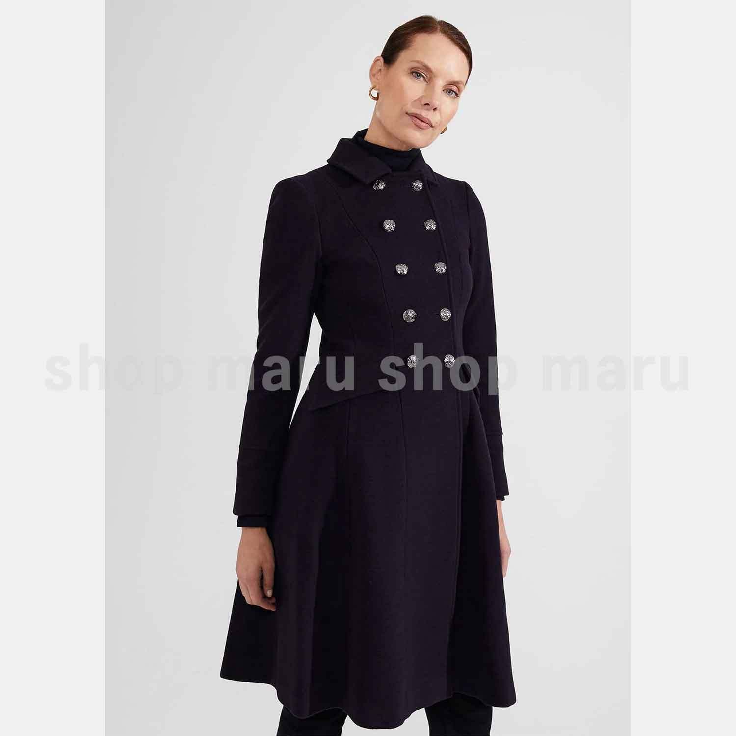 【HOBBS LONDON】クラリスコート Hobbs London◇クラリスコート◇ブラック (Hobbs London/コート