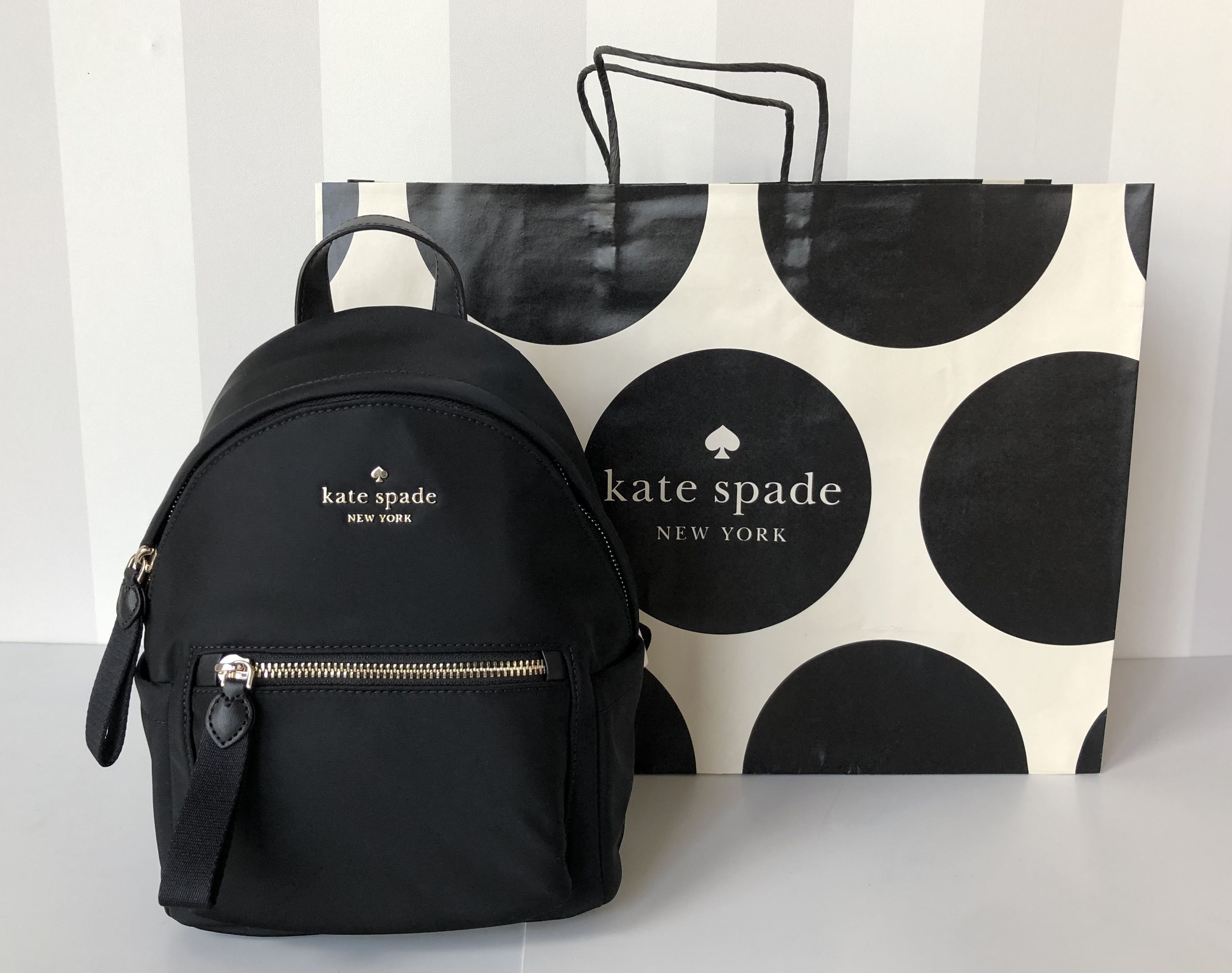 kate spade NEW YORK】 ミニリュック ”CHELSEA” 黒 国内即発