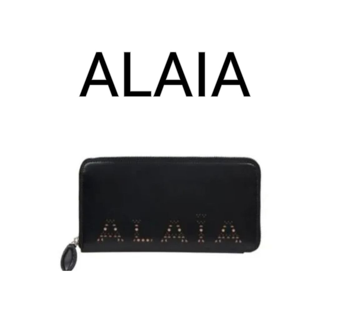 ロゴ入りスモールウォレット (ALAIA/長財布) 99229291【BUYMA】