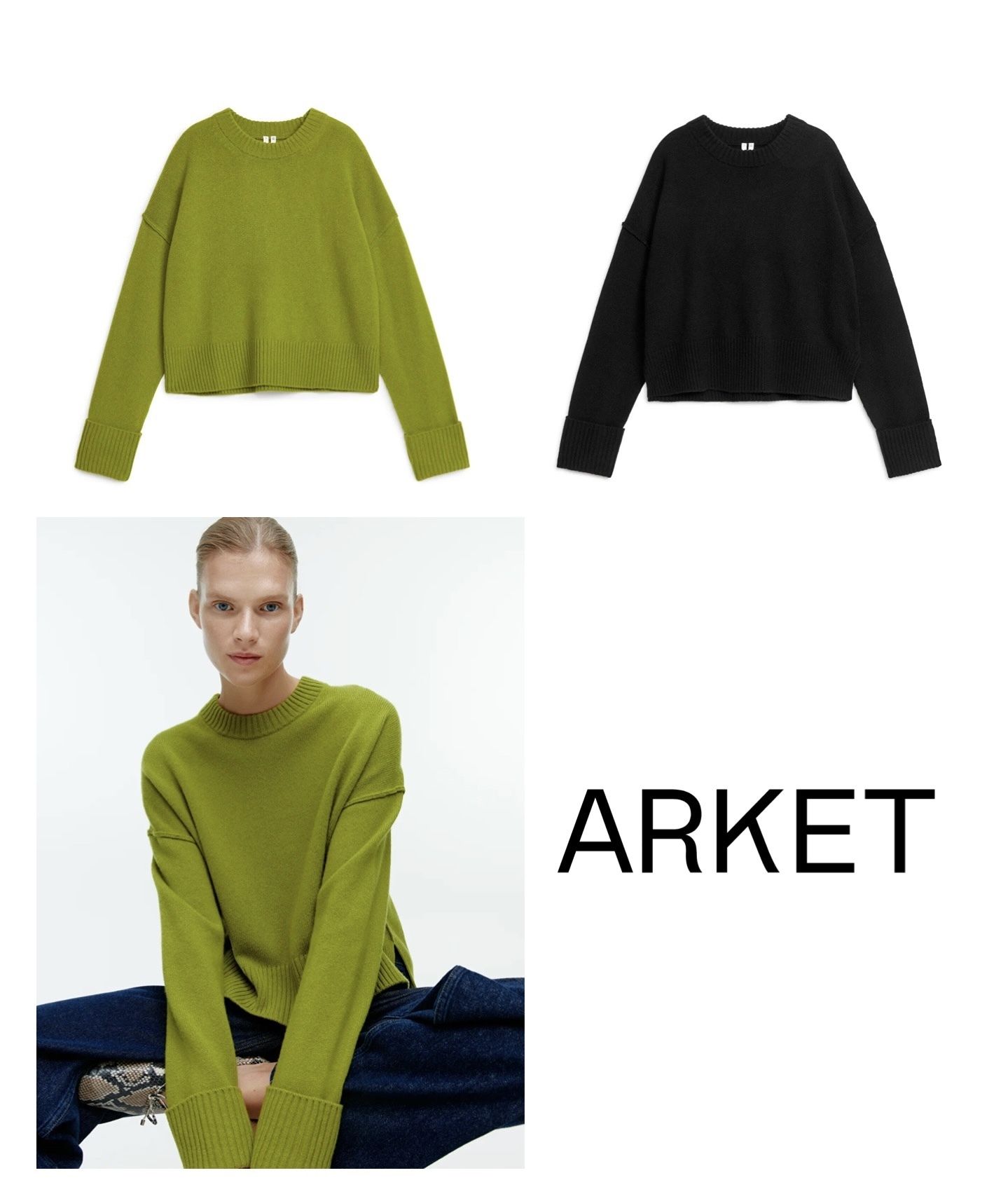 ARKET】Wool Jumper ウールジャンパー ＜海外限定商品＞ (ARKET/ニット・セーター) 1087227 - 008【BUYMA】