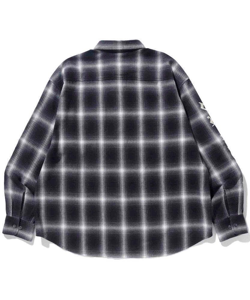 完売必須 XLARGE OLD ENGLISH L/S FLANNEL SHIRT チェック柄 (X
