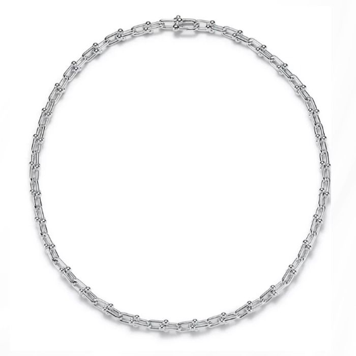 Tiffany スモール リンク ネックレス 約 45.7cm M (Tiffany & Co