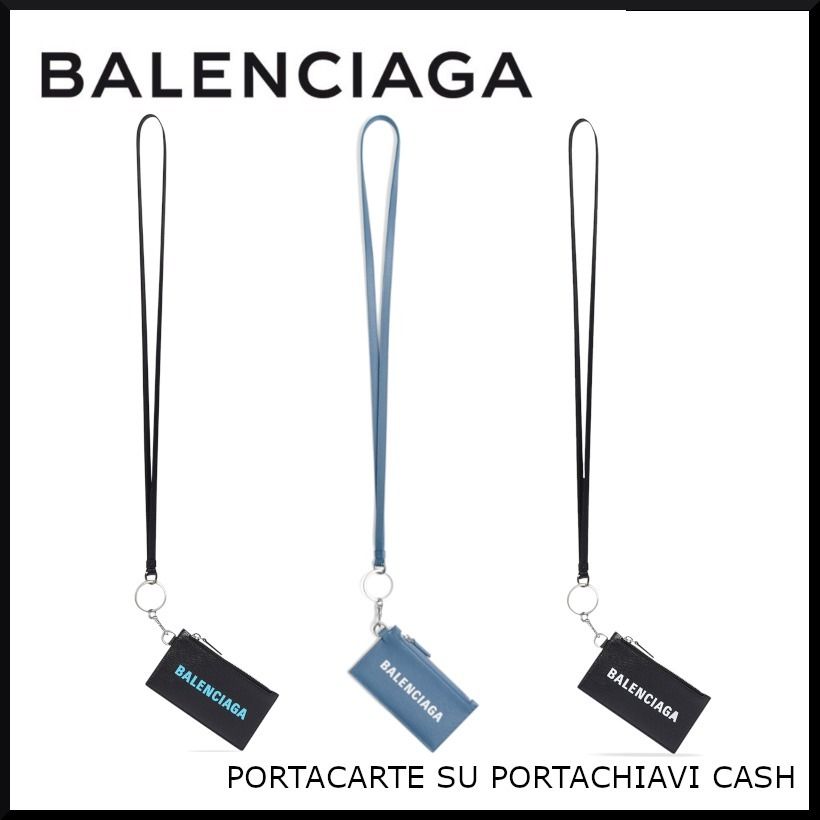 BALENCIAGA キーリング付きキャッシュカードケース