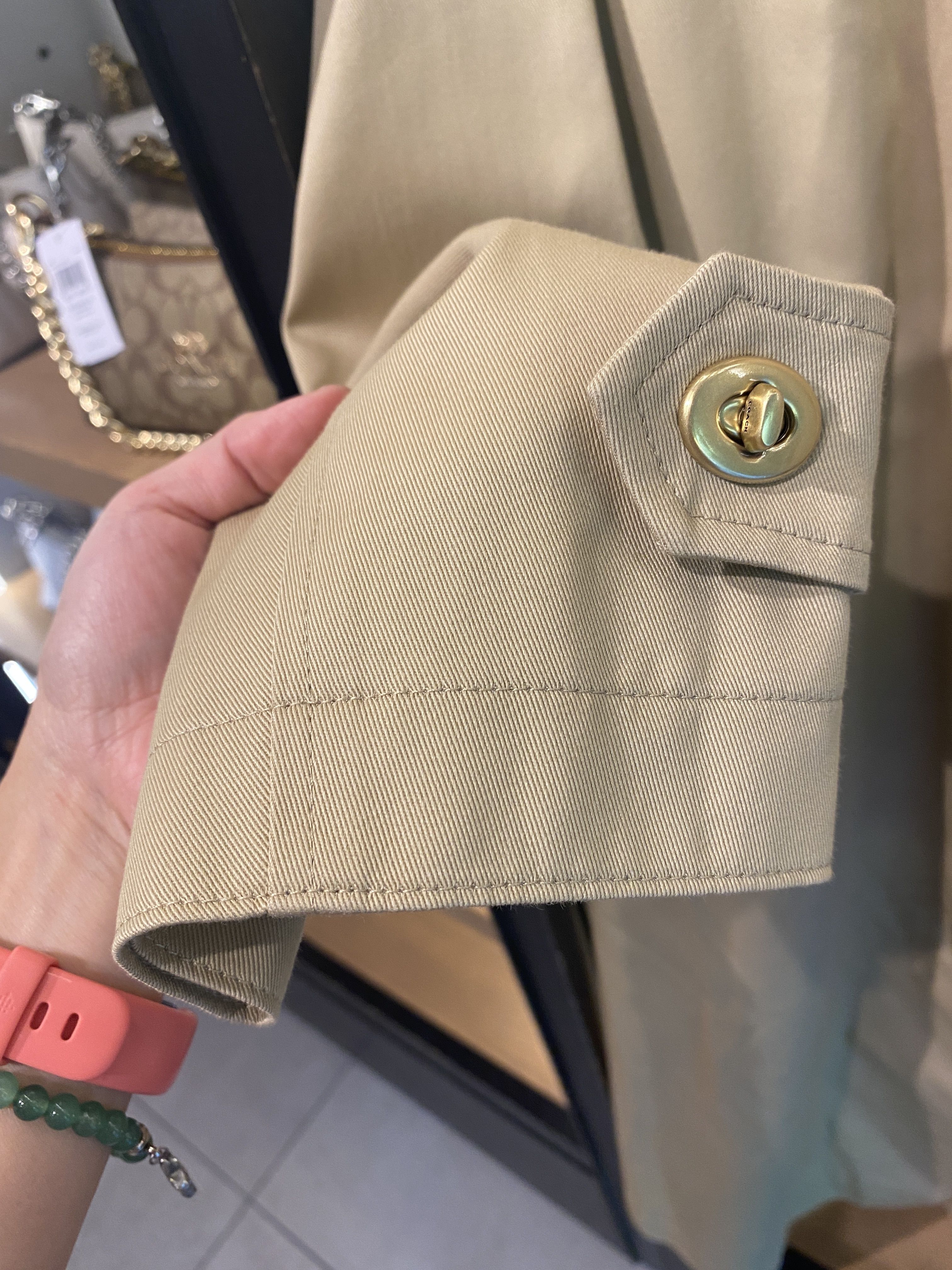 【Coach】レディース＊シグネチャー ターンロック トレンチCG056 Coach】レディース＊シグネチャー ターンロック トレンチCG056