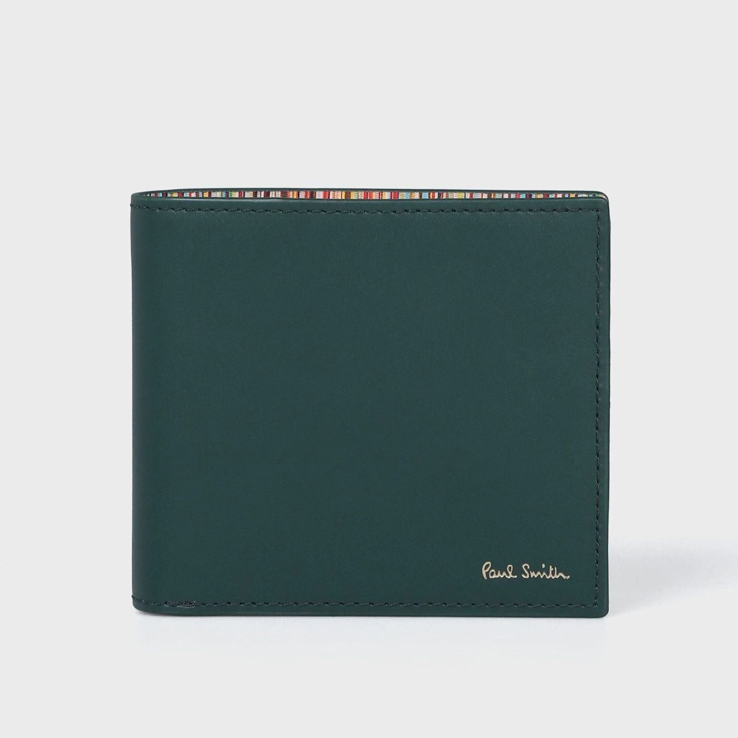 【Paul Smith】2つ折り財布 シグネチャーストライプインテリア シグネチャーストライプ インバーテッド 2つ折り財布 / Paul