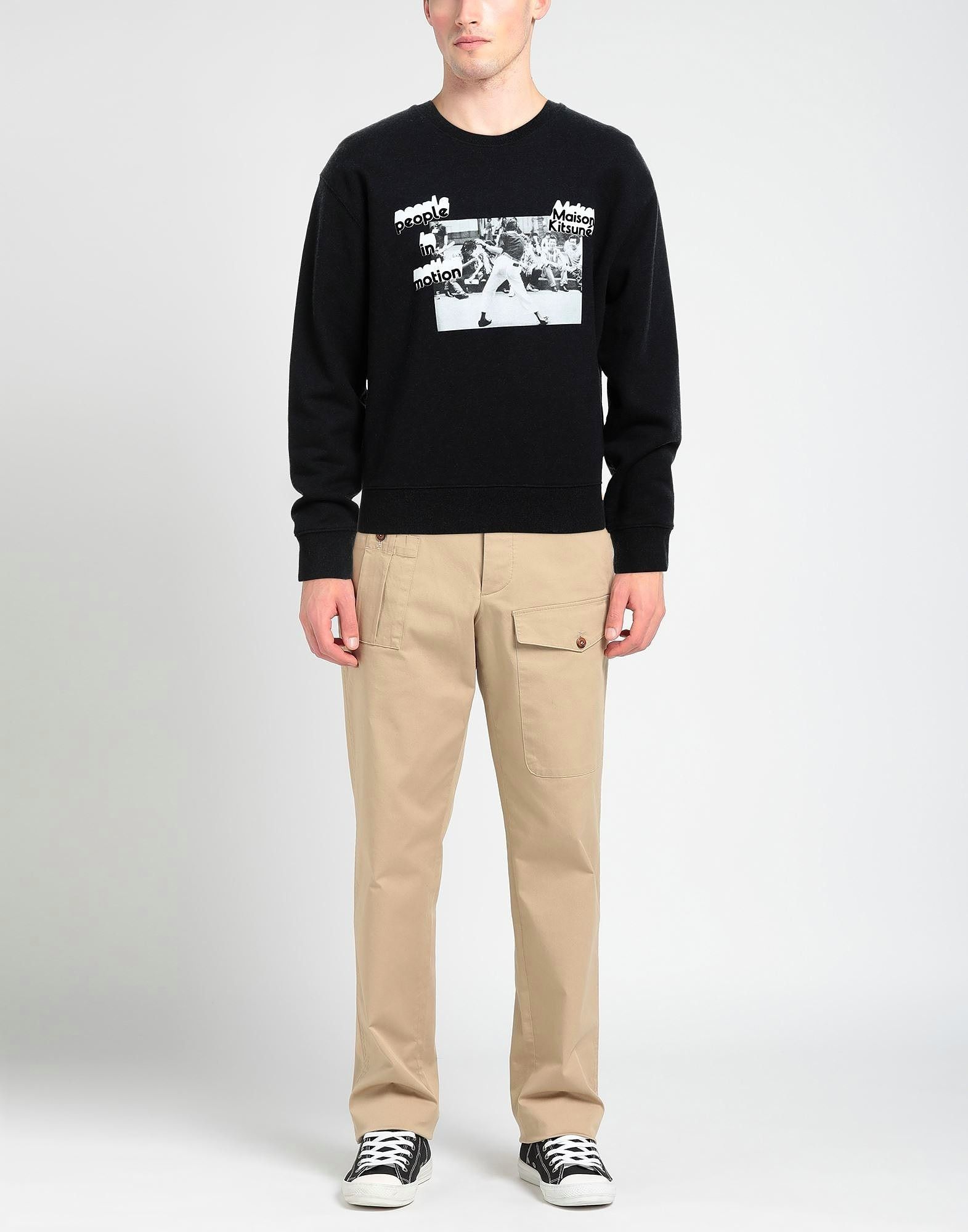 ★関税・送料込【MAISON KITSUNE】パンク プリント スウェット ☆関税・送料込【MAISON KITSUNE】パンク プリント スウェット